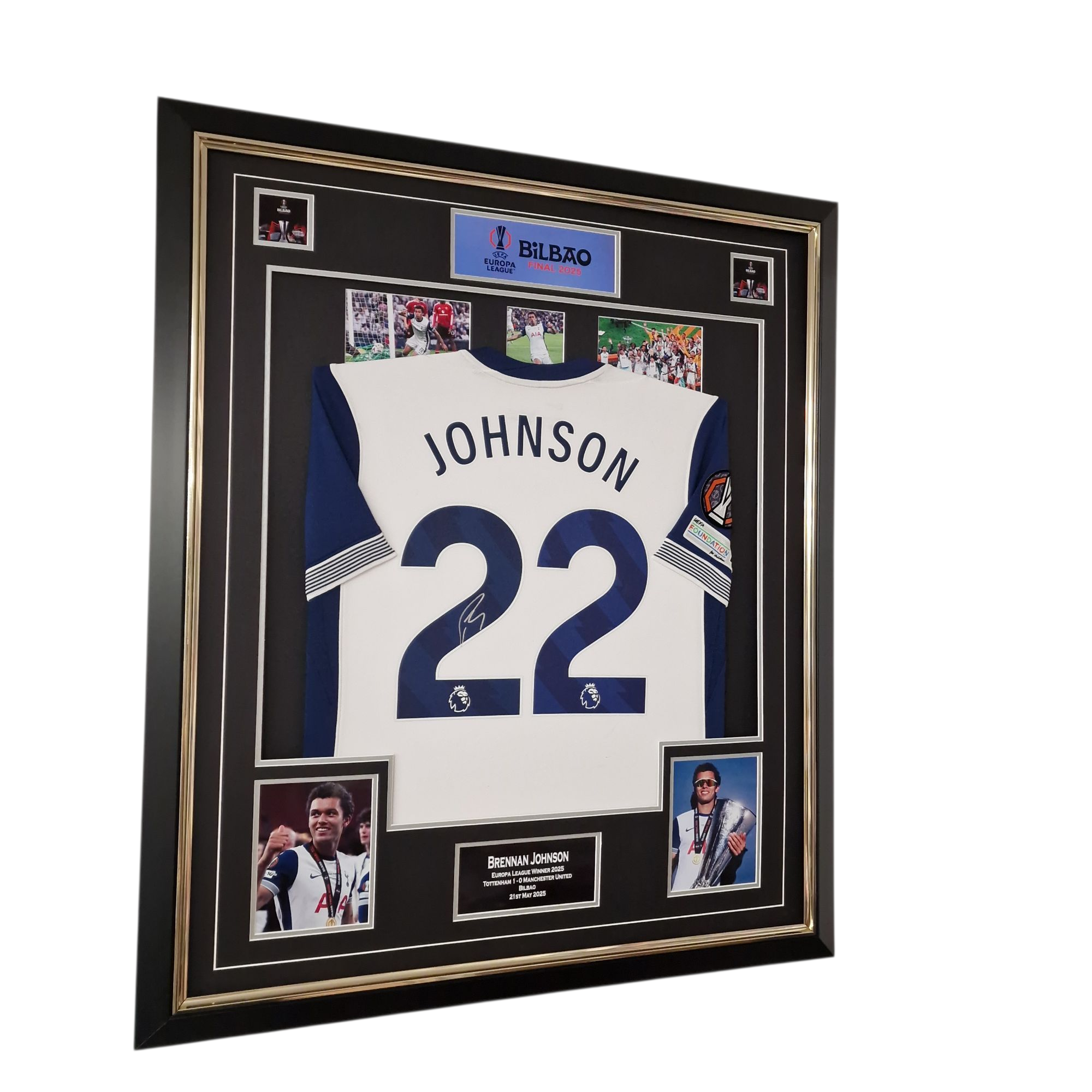 Brennan Johnson signed shirt europa 2025