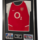 THIERRY HENRY SIGNED SHIRT INVINCIBLE