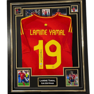 lamine yamal signed shirt