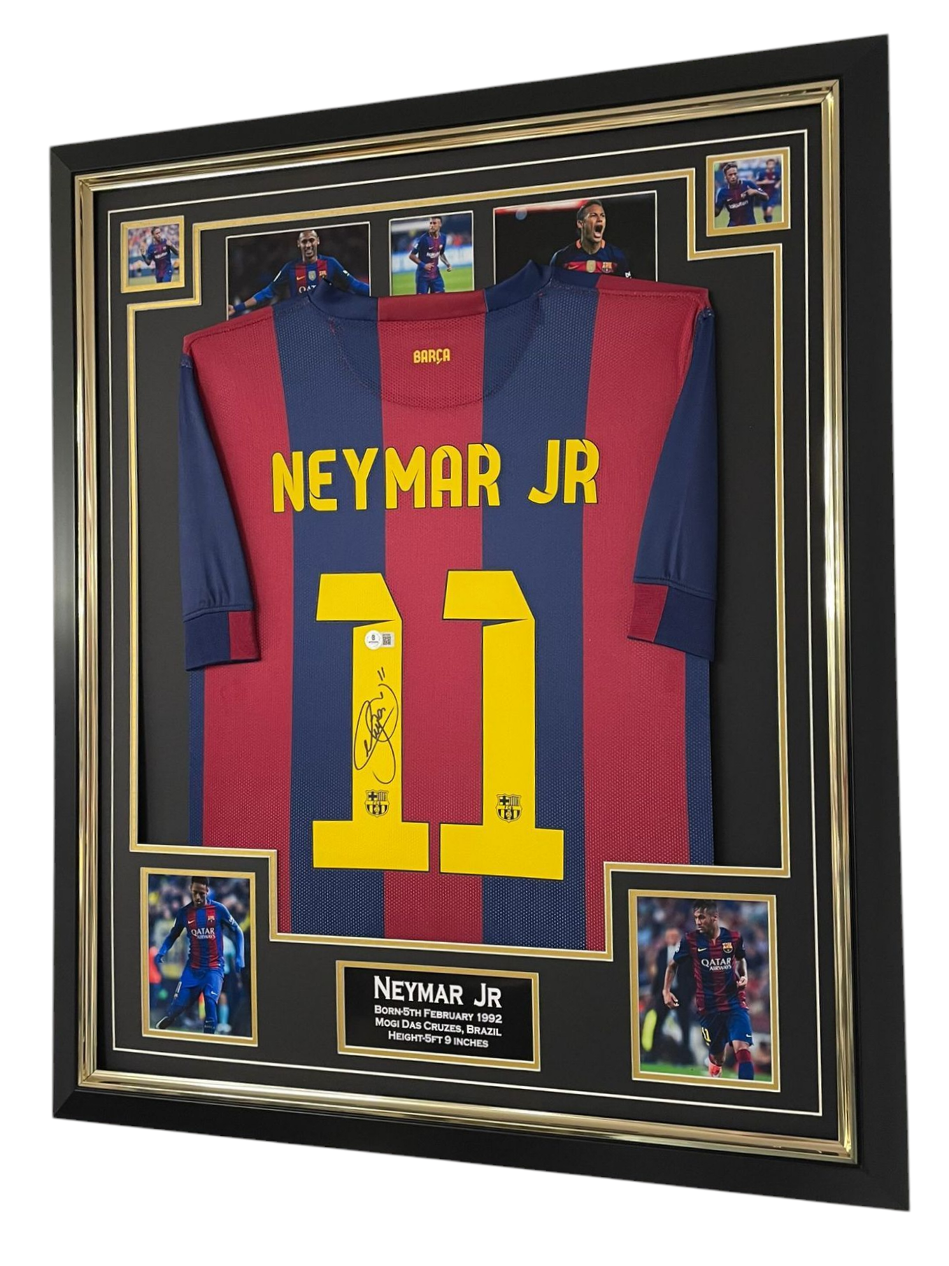 neymar jr signed shirt
