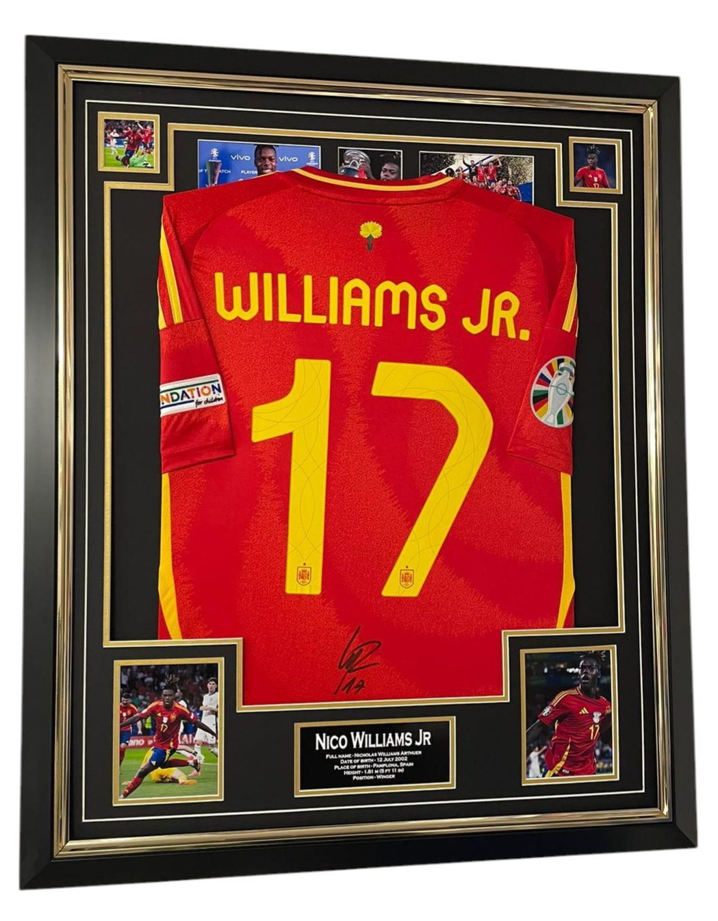 nico williams signed jersey