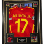 nico williams signed shirt beckett authenticated