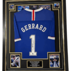 rangers manager steven gerrard signed shirt