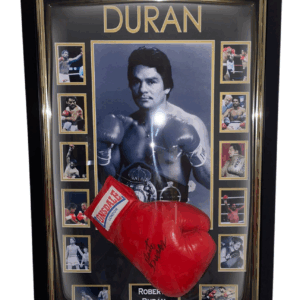 roberto duran autograph glove