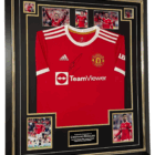 ronaldo signed united jersey