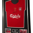 steven gerrard signed shirt 2005