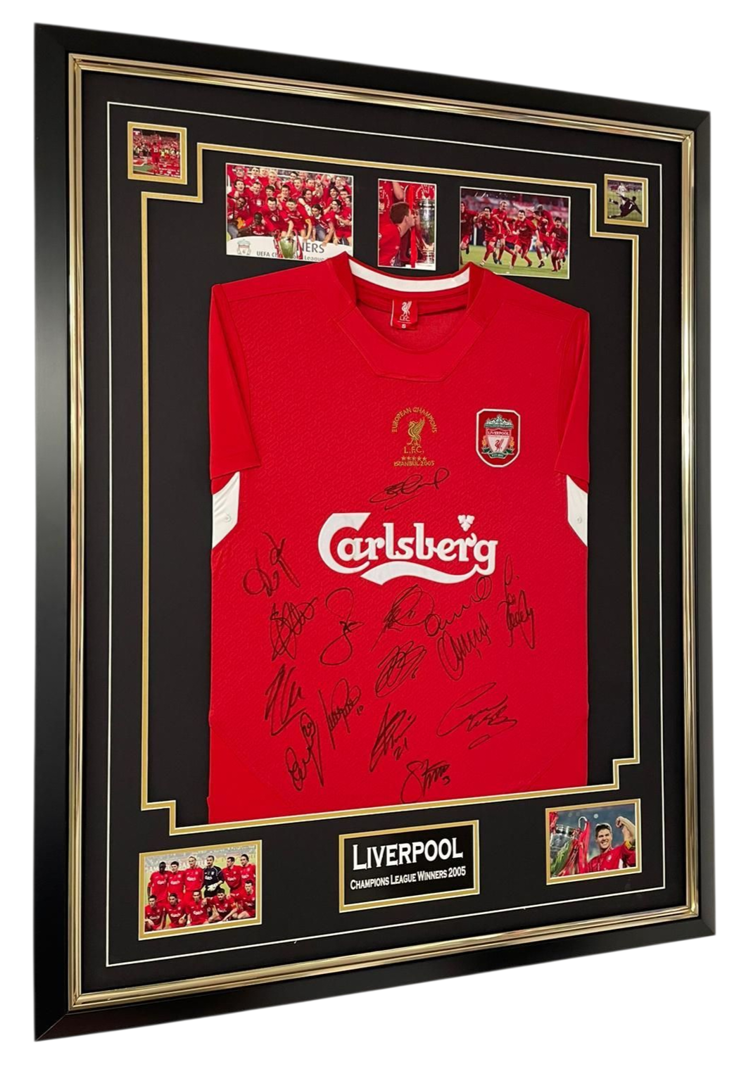 LIVERPOOL 205 SIGNED JERSEY CHAMPIONS