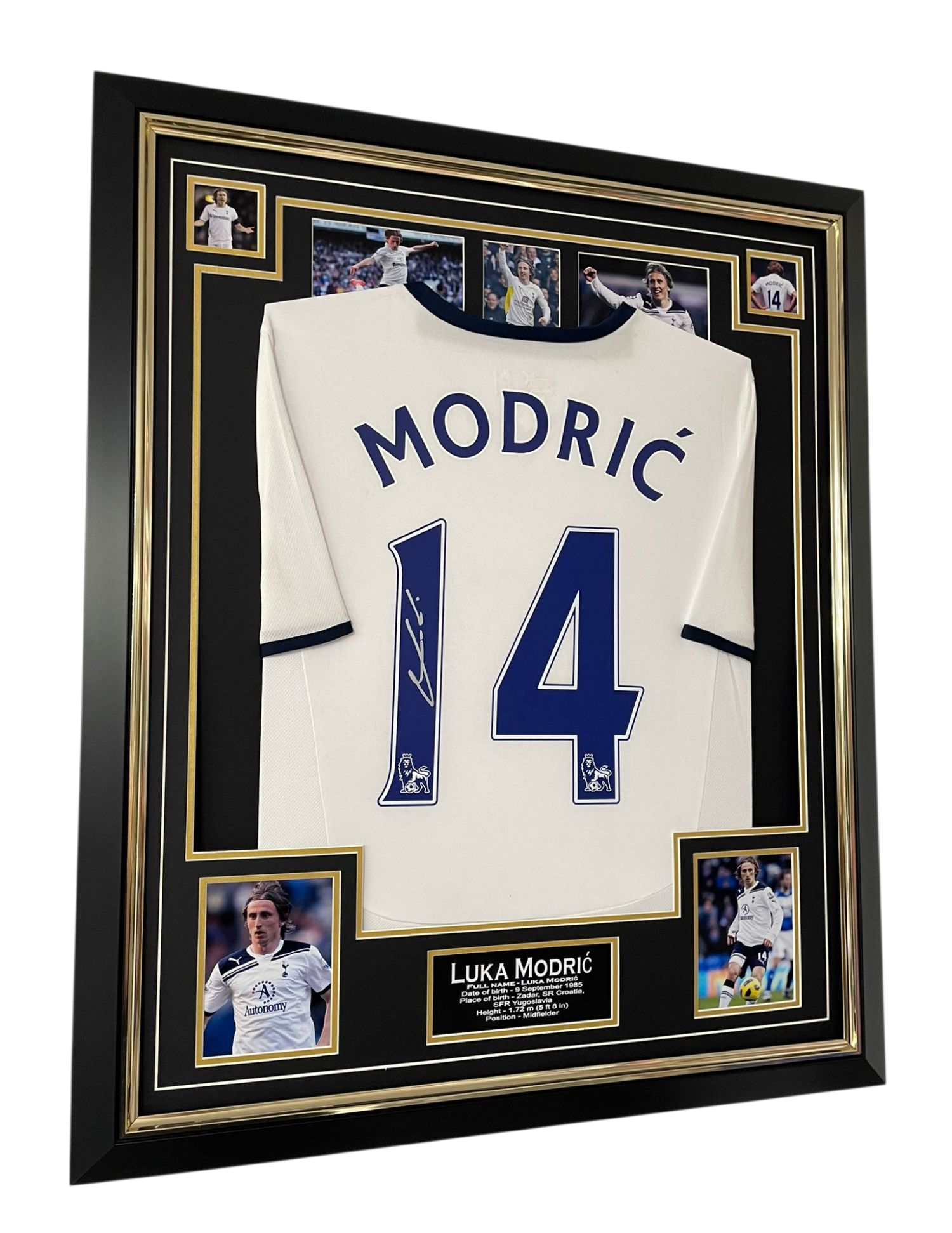 Luka Modric Signed shirt FRAMED