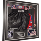 NIGEL BENN SIGNED BOXING SHORTS