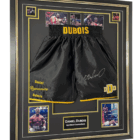 daniel dubois signed and framed shorts