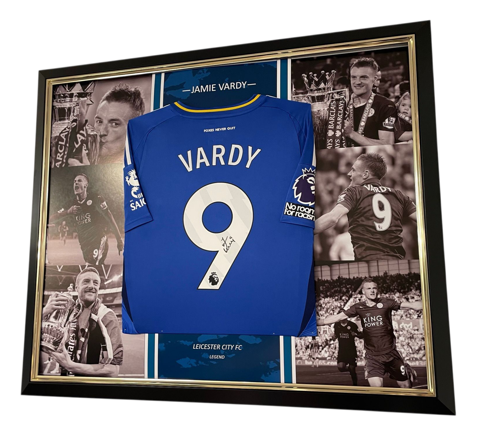 jamie vardy framed shirt