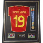 lamine yamal framed jersey