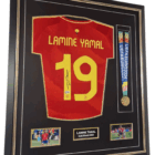 lamine yamal signed shirt