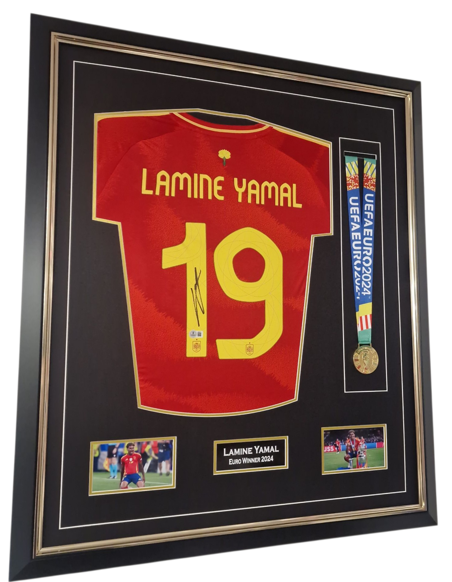lamine yamal signed shirt