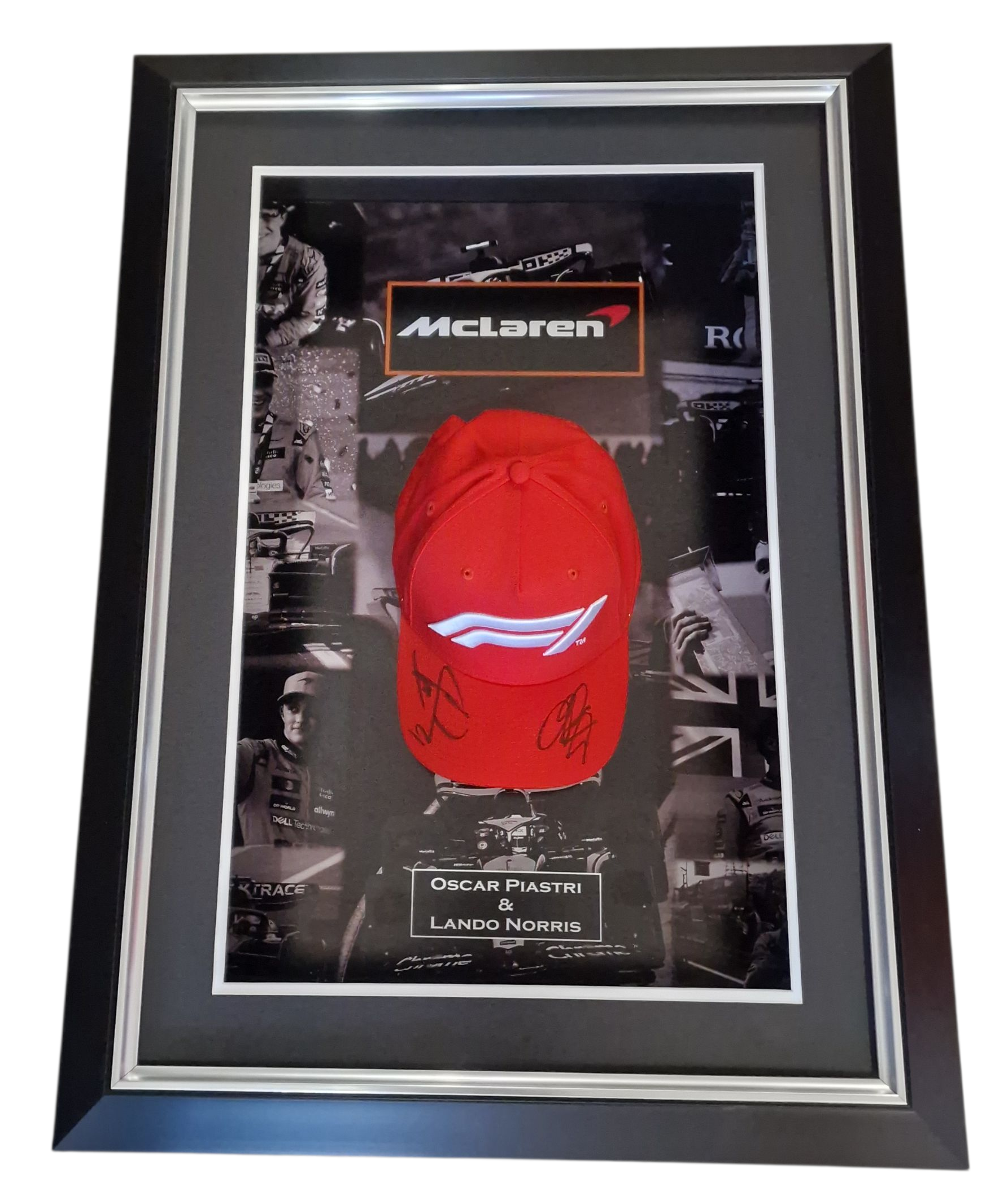 lando norris signed cap