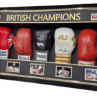lennox lewis signed glove haye bruno joshua