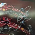 lewis hamilton signed picture with frame