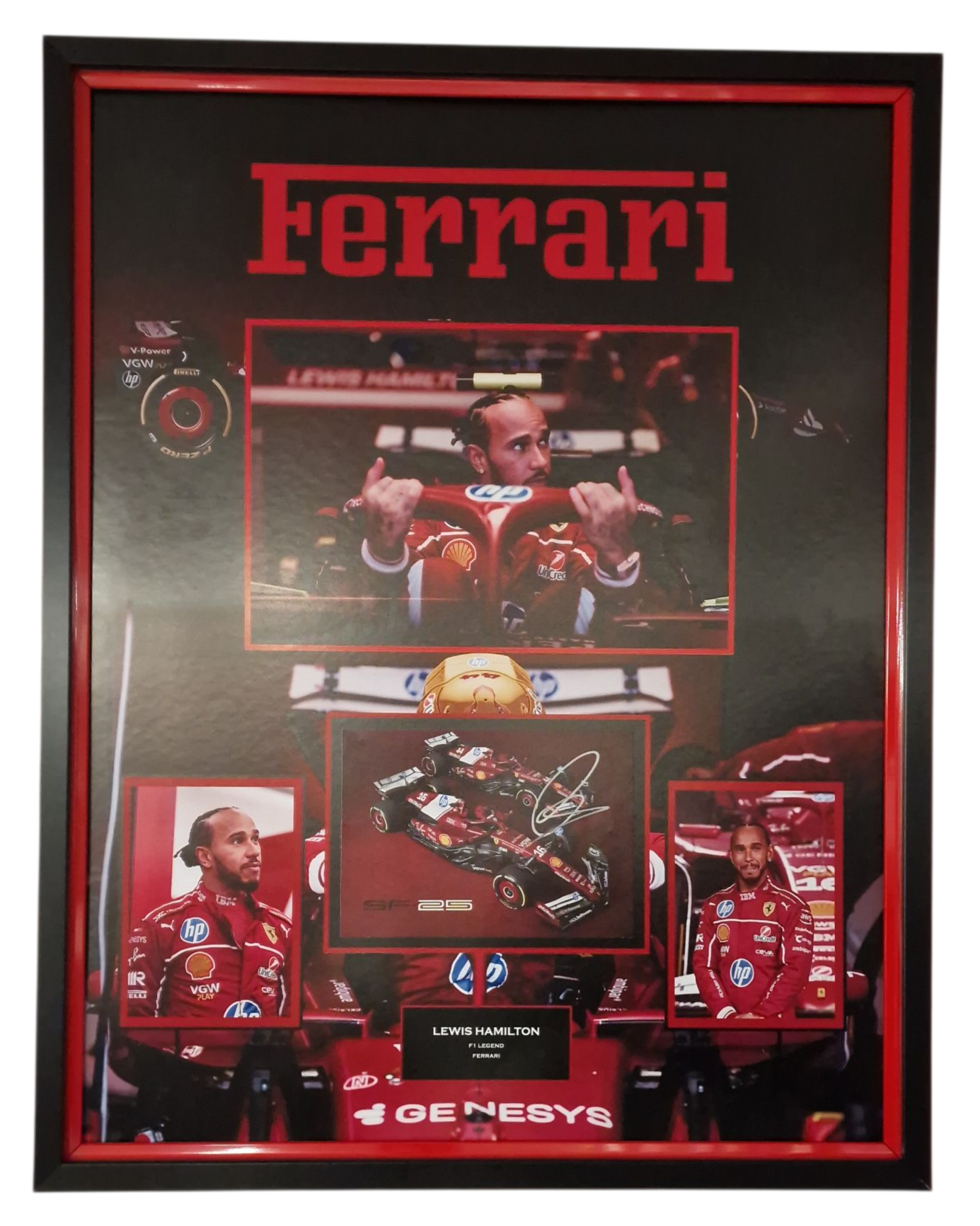 lewis hamilton signed picture