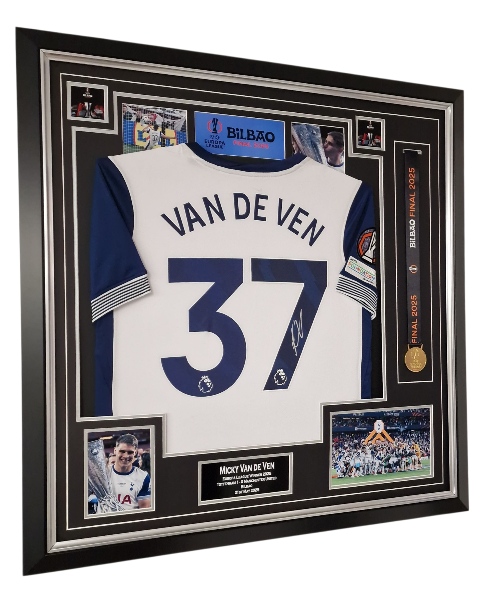 micky van de ven signed jersey