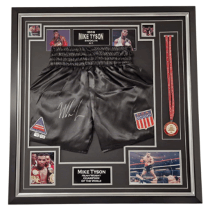 mike tyson signed trunks