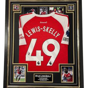 myles lewis skelly signed shirt framed