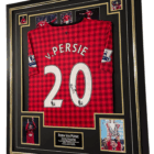 robin van persie signed shirt