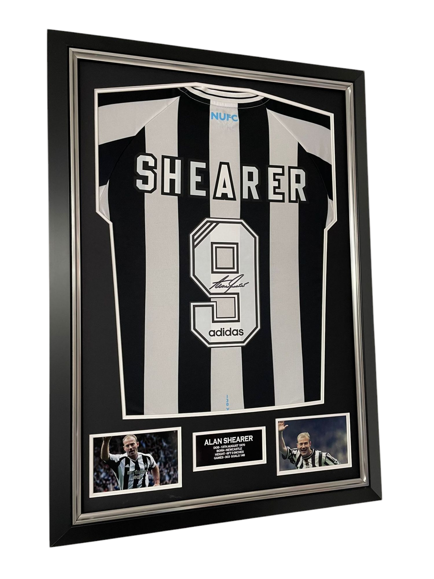 shearer signed jersey