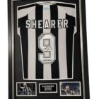 shearer signed shirt framed