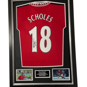 sholes signed framed shirt
