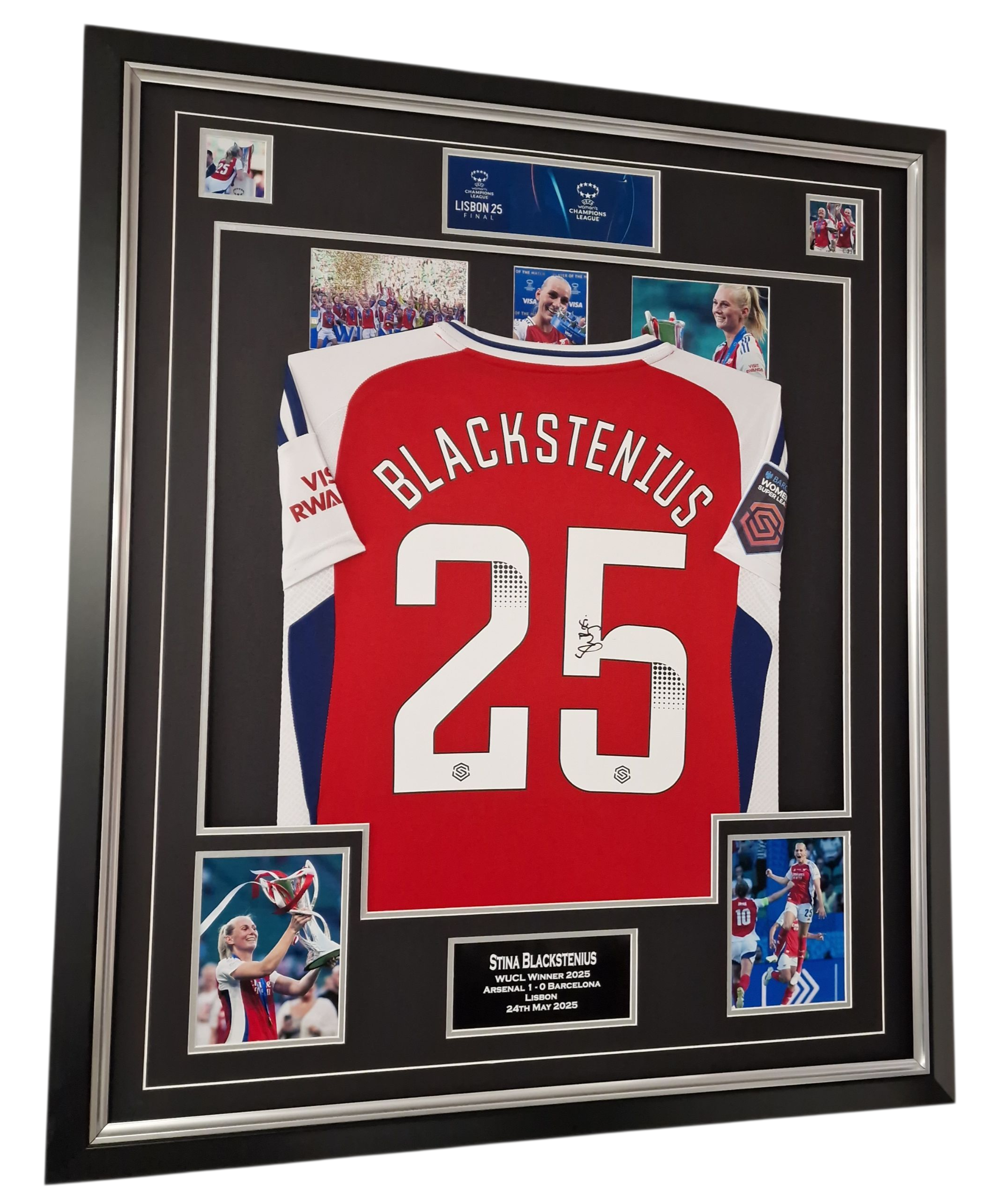 stina blackstenius ladies signed shirt