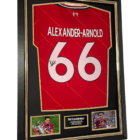 trent signed shirt framed