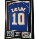zidane signed jersey