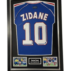zinedine zidane signed jersey