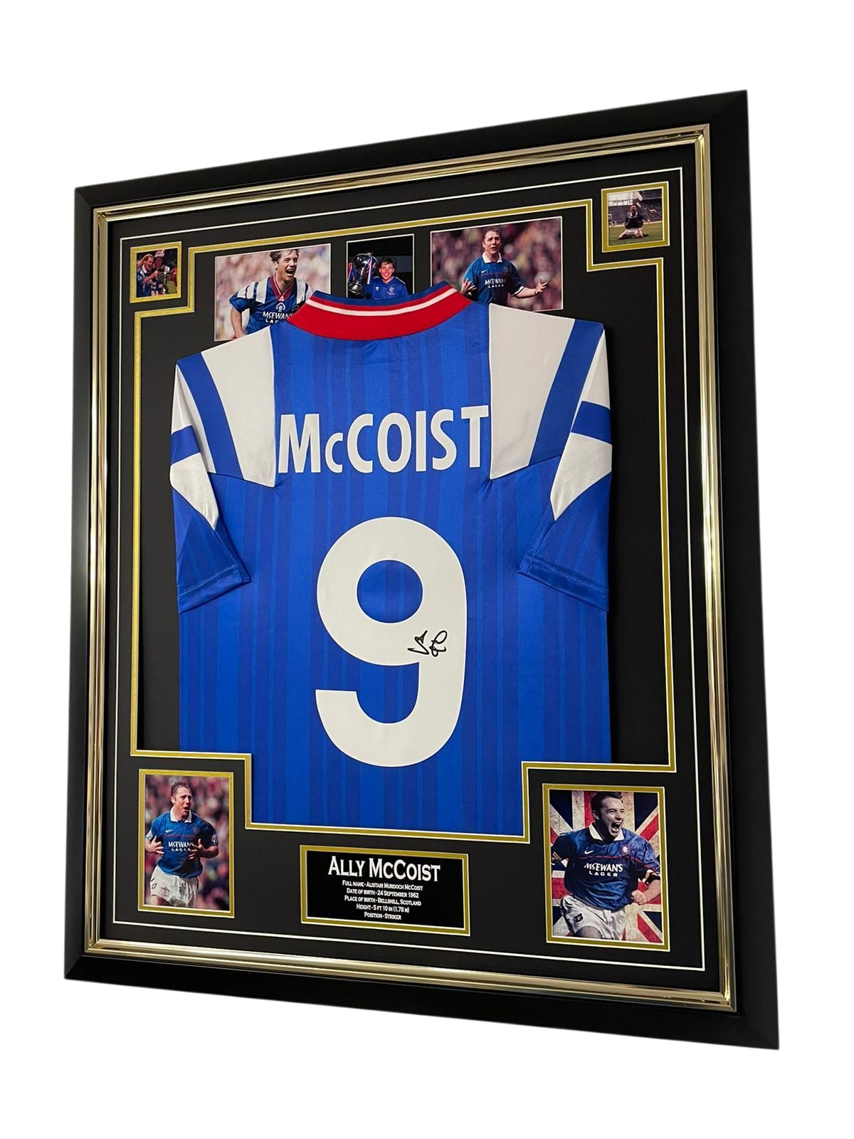 ally mccoist signed shirt