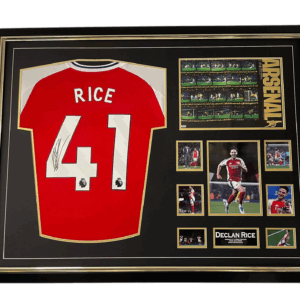 declan rice signed shirt framed