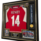 invincibles thierry henry signed shirt framed