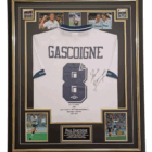 paul gascoigne signed shirt
