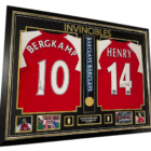 thierry henry and bergkamp signed shirts