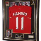 firmino signed display with shirt