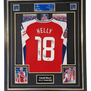 CHLOE KELLY SIGNED SHIRT FRAMED