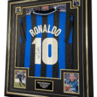ronaldo signed shirt milan legend