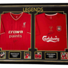 GERRARD DALGLISH SIGNED JERSEYS