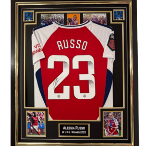 Alessia Russo Signed Shirt 2025 Champions of EUROPE * LISBON 2025 *