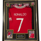 RONALDO SIGNED JERSEY UNITED