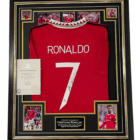 RONALDO SIGNED SHIRT UNITED
