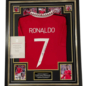 RONALDO SIGNED SHIRT UNITED