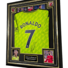 RONALDO SIGNED UNITED JERSEY
