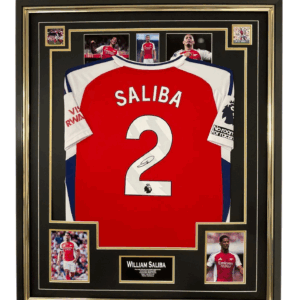 WILLIAM SALIBA SIGNED FRAMED SHIRT