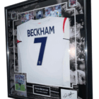 beckham signed display