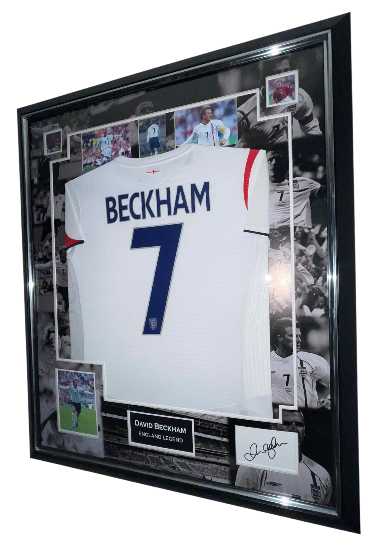 beckham signed display